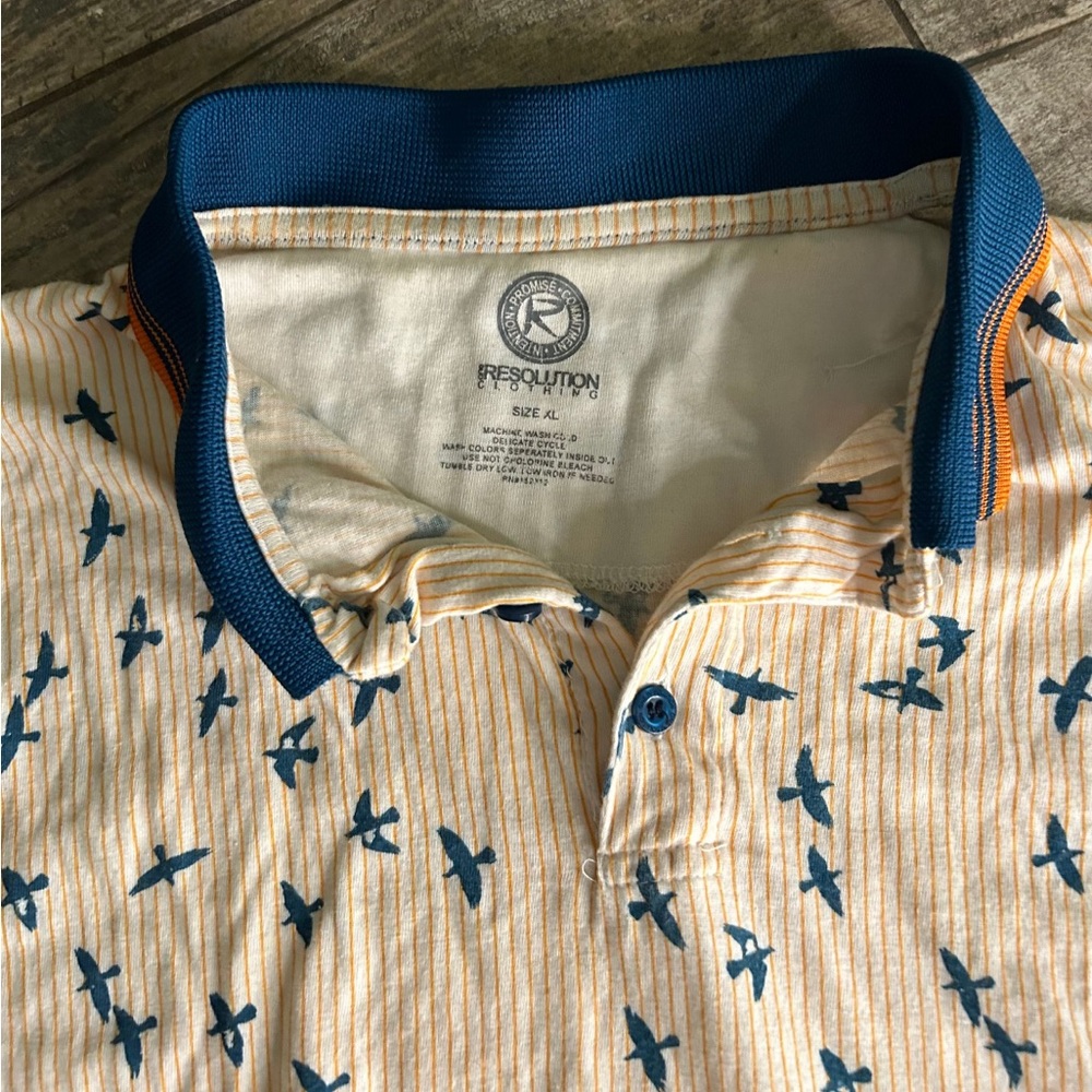 AOP collard shirt